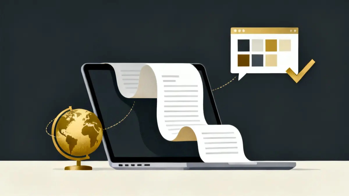 A translated file flowing back into a slide editor, the import step of a storyline translation xliff round trip