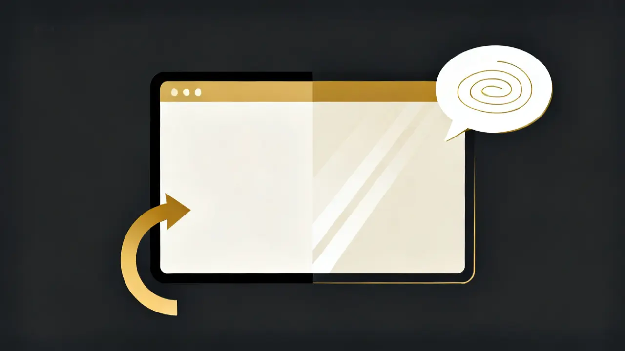 Illustration of a course screen flipping to a right-to-left layout, the step to translate course into arabic